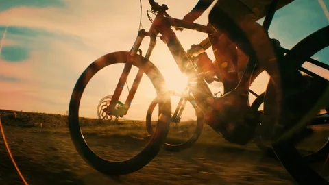 Detailed View of Two Bikers Stock Footage 115686526
