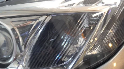 Detailing auto. The car is shampooed. Stock Footage 88947023