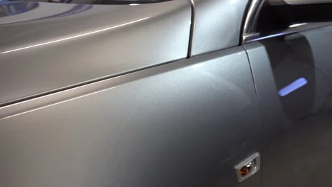 Detailing auto. The car is shampooed. Stock Footage 88948097