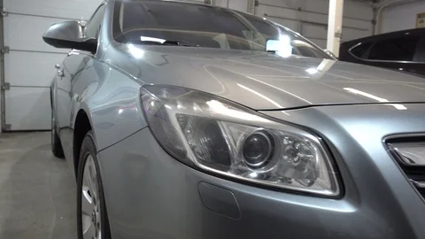 Detailing auto. The car is shampooed. Stock Footage 88948301