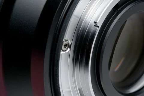 Detailing a camera lens design Stock Photos