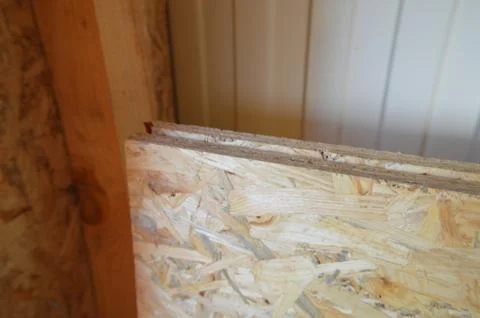 Details and elements of frame house construction 写真素材