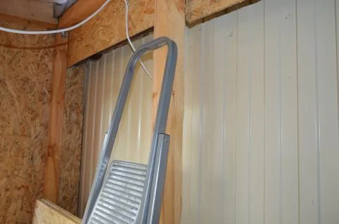 Details and elements of frame house construction 写真素材