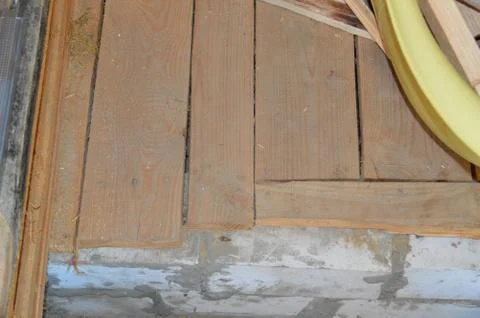 Details and elements of frame house construction 写真素材