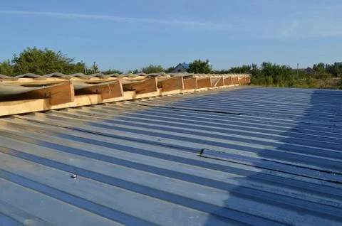 Details and elements of frame house construction Foto stock