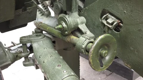 Details of artillery close-up Video stock 107031545