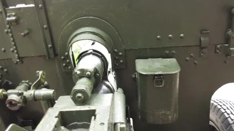Details of artillery close-up Video stock 107031789