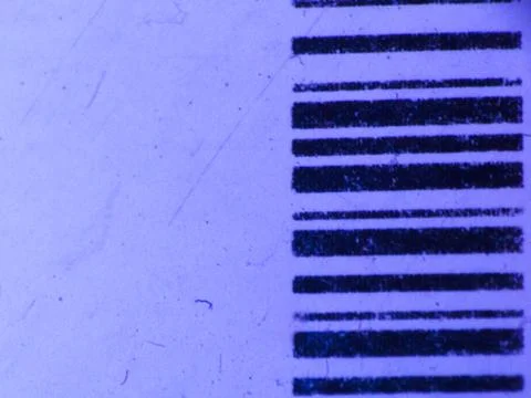 Details of a Bar code Macro Photography Stock Photos