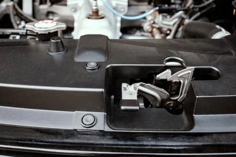 Details of car engine Stock Photos