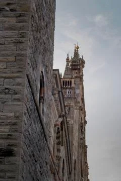 Details of the cathedral in Como. Stock Photos