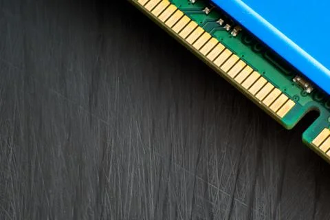 Details from the computer. RAM. Stock Photos