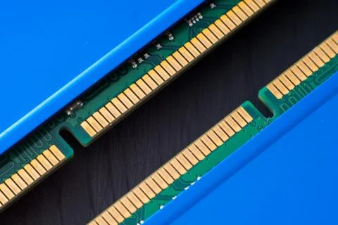 Details from the computer. RAM. Foto stock