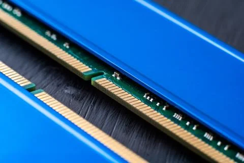 Details from the computer. RAM. Foto stock
