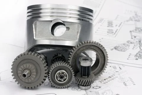 Details on the drawing Stock Photos