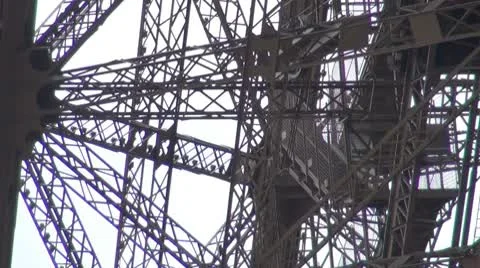 Details of Eiffel Tower paris close-up landmark icon attraction design 動画素材 10724990
