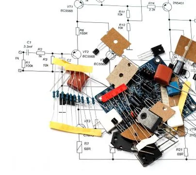 Details of the electronic device Stock Photos