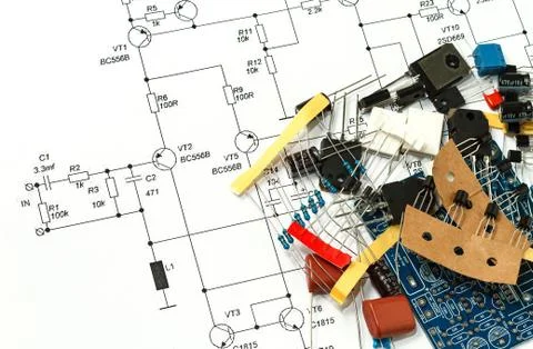 Details of an electronic device Stock Photos