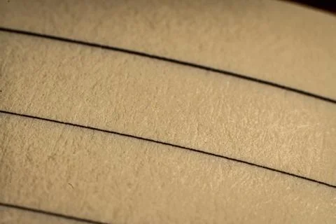 Details of an empty spiral notebook page, ready for notes and reminders in an Stock Photos