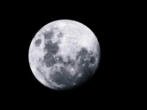 Details of Full Moon Stock Photos