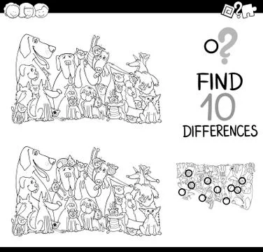 Details game for coloring Stock Illustration