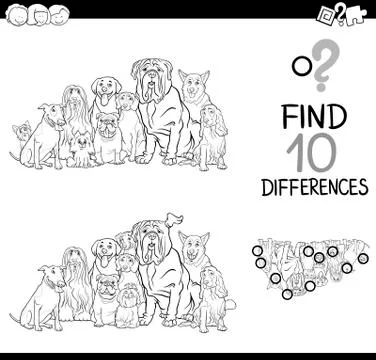 Details game for coloring Stock Illustration