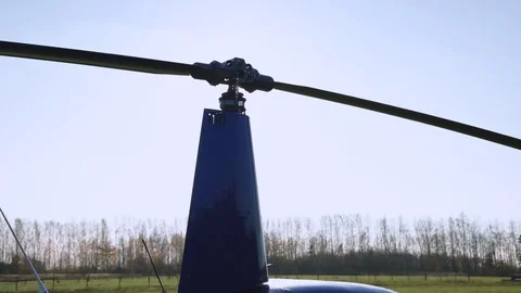 Details of the helicopter closeup Stock Footage 70661883