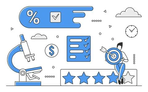 Details information checklist Stock Illustration
