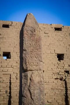 Details of the Karnak Temple complex Stock Photos