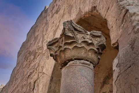 Details of the Karnak Temple complex Stock Photos