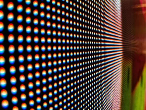 Details of an LED panel. Stock Photos
