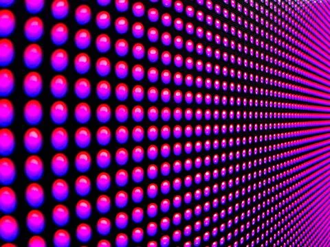 Details of an LED panel. Stock Photos