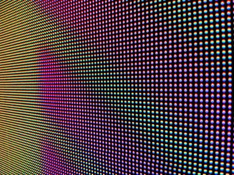 Details of an LED panel. Stock Photos