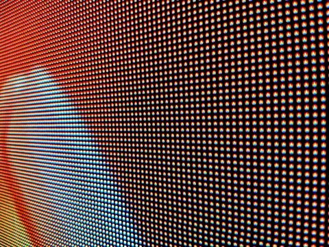 Details of an LED panel. Stock Photos