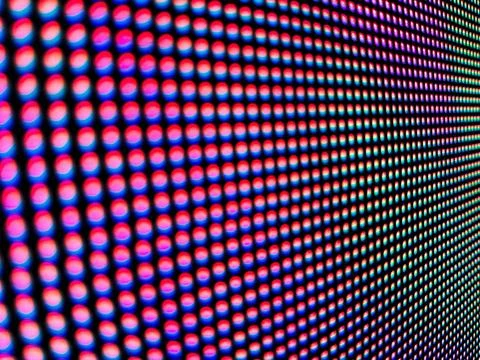 Details of an LED panel. Stock Photos