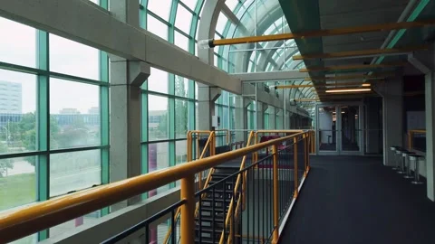 Details of modern interiors and engineering solutions, metal structures. Stock Footage 314329823