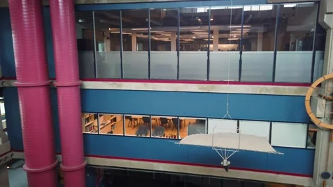 Details of modern interiors and engineering solutions, metal structures. Stock Footage 314330085