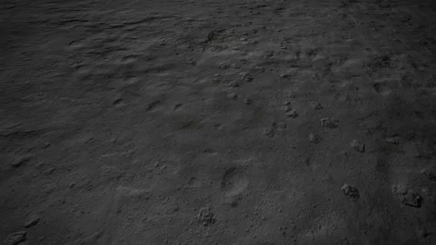 Details of the moon's surface are accurate and very realistic Stock Footage 289731731