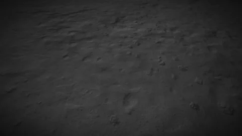 Details of the moon's surface are accurate and very realistic Stock Footage 289768169