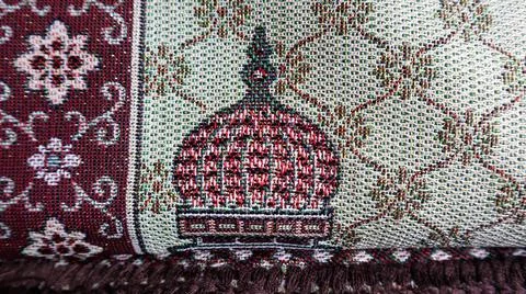 The details of the prayer mat Stock Photos