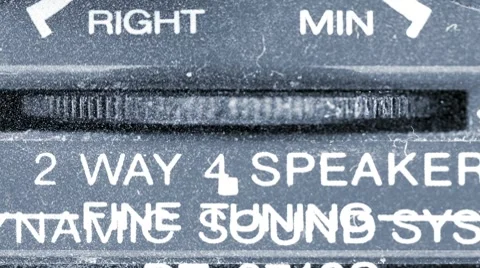 Details of retro vintage ghettoblaster Stock Footage 7729536