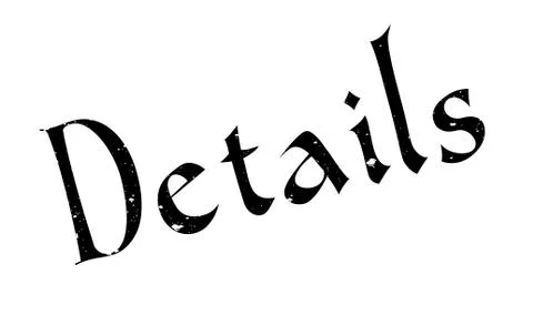 Details rubber stamp Stock Illustration