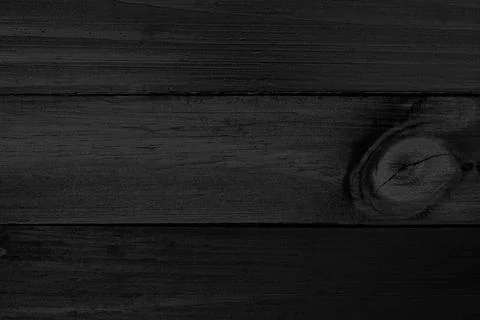 Details of sharp black wood texture background with copy space for text or de Stock Photos