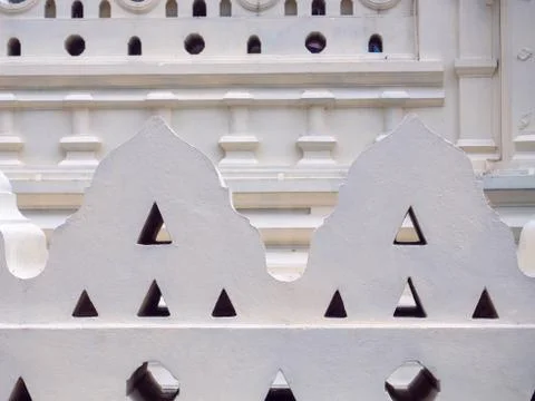 Details on the temple wall Stock Photos