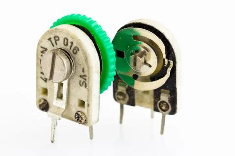 Details of a variable resistors, trimmer Фото