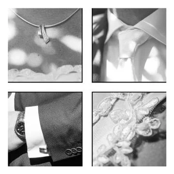 Details from a wedding Stock Photos