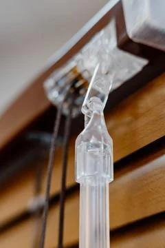 Details of a window blind Foto stock
