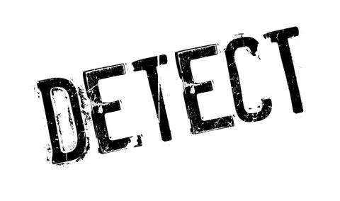 Detect rubber stamp Stock Illustration