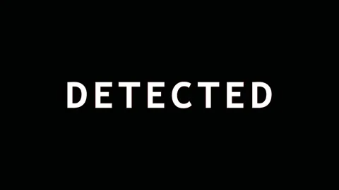 Detected Text Animation with Glitch Effects in Neon Red and Green on Black .. Video stock 343478569