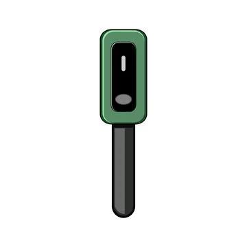 Detection soil moisture sensor cartoon vector illustration Stock Illustration