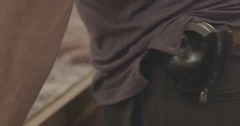Detective Handcuffs 4K Stock Footage 146247021